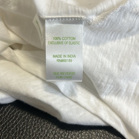 LILLY PULITZER White Essie Sleeveless Tank Top Sz XS - Picture 9 of 10